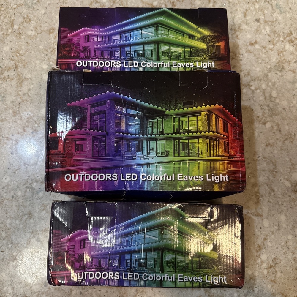 500FT Permanent Outdoor Lights,RGB Eaves IP67 Lights with App Control Remote